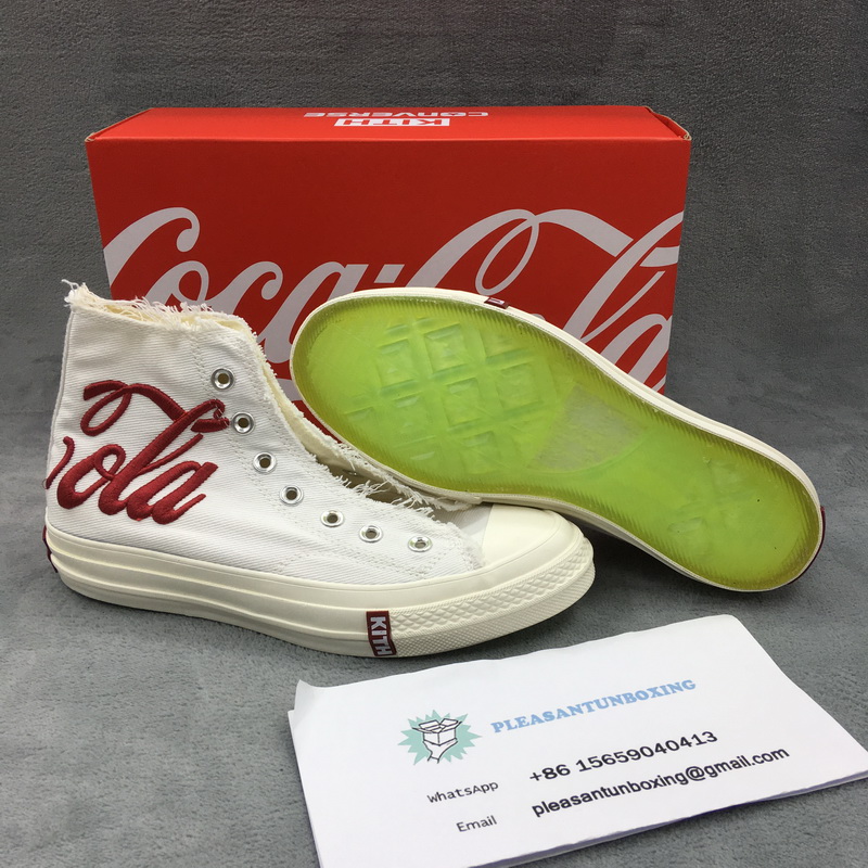 Authentic  KITH x Coca-Cola x CONVERSE Chuck Taylor 1970s